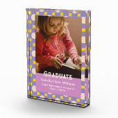 Schattigee Bloemen Afstuderen Gifts voor Kleutersc Fotoblokken (Rechts)