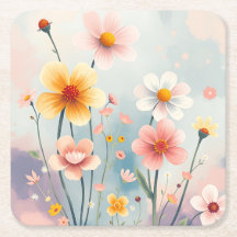 Schattigee Bloemen Dromerige Digitale Schilderij O
