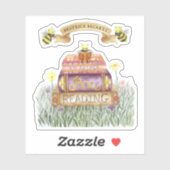 Schattigee Bloemen Ik lees liever boek liefhebber Sticker (Vel)