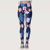 SCHATTIGEE bloemen in de hardheid! Leggings (Voorkant)