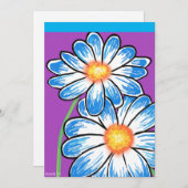 Schattigee bloemen Kaart (Voorkant / Achterkant)