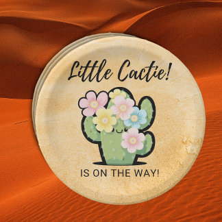 Schattigee Bloemen Kleine Cuctie Kawaii Baby showe Papieren Bordje