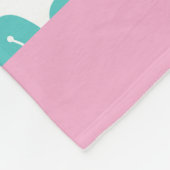 Schattigee bloemen Kleurrijk Fleece Deken (Hoek)