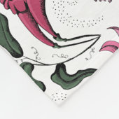 Schattigee Bloemen Kolibrie Tuin Fleece Deken (Hoek)