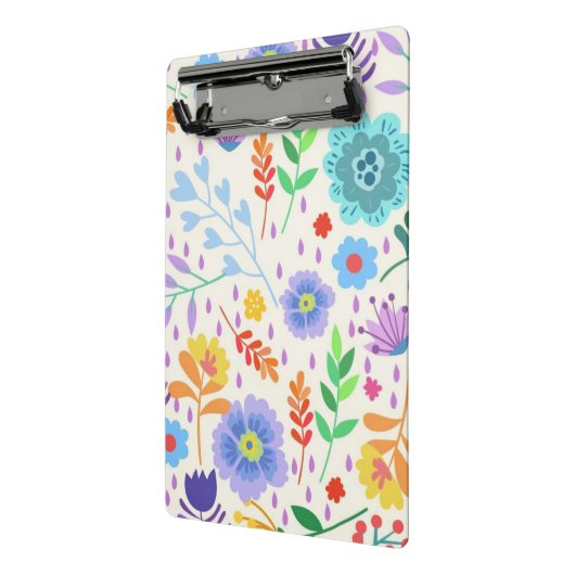 Schattigee Bloemen Mini Klembord (Angled2)