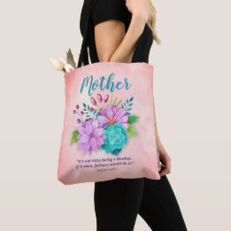 Schattigee Bloemen MOEDERS Tote Bag