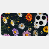 Schattigee bloemen op een donkere achtergrond Case-Mate iPhone case (Achterkant (horizontaal))