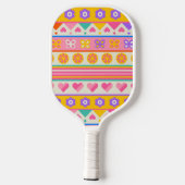 Schattigee Bloemen Pickleball Paddle (Achterkant)