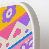 Schattigee Bloemen Pickleball Paddle (Links Detail)