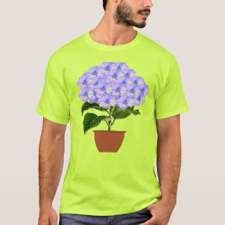 Schattigee bloemen plant T-shirt ontwerp