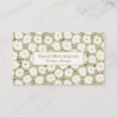 Schattigee Bloemen QR Code Visitekaartjes Whimsy (Voorkant)