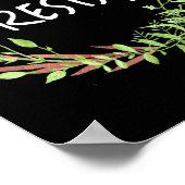 Schattigee bloemen - Resist Poster (Hoek)