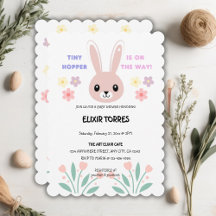 Schattigee Bloemen Tiny Hopper Bunny Baby shower