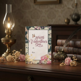 Schattigee Bloemen  Valentijnsdag Kaart