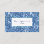 Schattigee Bloemen Visitekaartje  Blues (Voorkant)