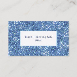 Schattigee Bloemen Visitekaartje  Blues