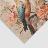 Schattigee bloemen voor vogelliefhebbers tissuepapier (Detail)