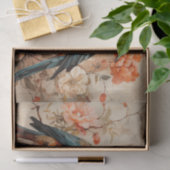 Schattigee bloemen voor vogelliefhebbers tissuepapier (Geschenk)