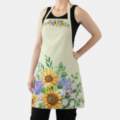 Schattigee Bloemen Vrouwen Medium All Over Print S Schort (Insitu)