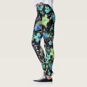 Schattigee bloemen - Waterverf Leggings (Links)