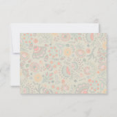 Schattigee Bloemen Wedding RSVP Kaarten Kaartje (Achterkant)