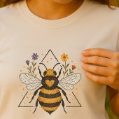 Schattigee Bloemen Zomerbij T-shirt