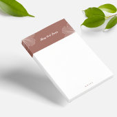 Schattigee bloemenbaksteenroest post-it® notes