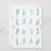 Schattigee Bloemenei Easter Brunch Egg Hunt Uitnod Kaart (Achterkant)