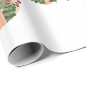 Schattigee Bloemenkat Cadeaupapier (Rol Hoek)