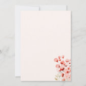 Schattigee bloemenmoeder Printable Happy Mothers D Kaart (Achterkant)