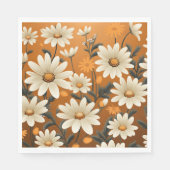 Schattigee bloemenpapieren servetten (Voorkant)