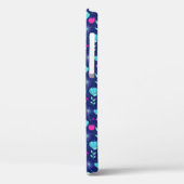 Schattigee bloemenpatroon achtergrond Case-Mate iPhone case (Achterkant / Links)