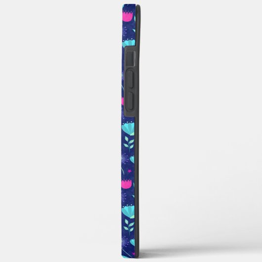 Schattigee bloemenpatroon achtergrond Case-Mate iPhone case (Achterkant / Links)