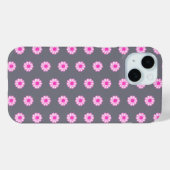 Schattigee bloemenpatroon achtergrond Case-Mate iPhone case (Achterkant (horizontaal))