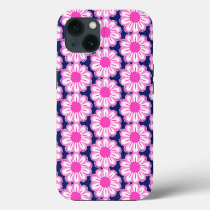 Schattigee bloemenpatroon achtergrond Case-Mate iPhone case