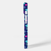 Schattigee bloemenpatroon achtergrond Case-Mate iPhone case (Achterkant / Links)