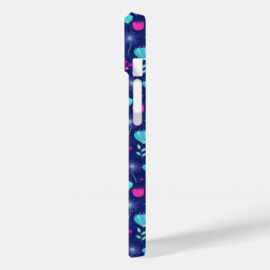 Schattigee bloemenpatroon achtergrond Case-Mate iPhone case (Achterkant / Links)