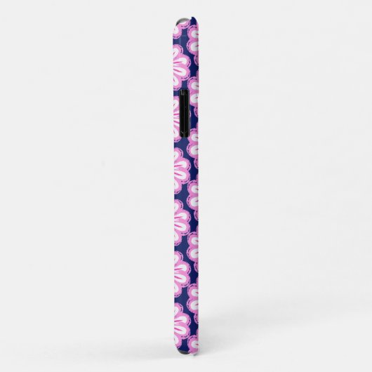 Schattigee bloemenpatroon achtergrond Case-Mate iPhone case (Achterkant/rechts)