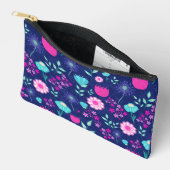 Schattigee bloemenpatroon achtergrond etui (Open)