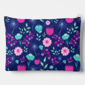 Schattigee bloemenpatroon achtergrond etui (Achterkant)
