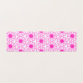 Schattigee bloemenpatroon achtergrond kaart (Buitenkant ongevouwen)