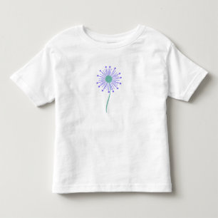 Schattigee bloemenpatroon achtergrond kinder shirts