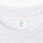 Schattigee bloemenpatroon achtergrond labels (Aangebracht)