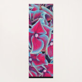 Schattigee bloemenprint Oefening Yogamat (Achterkant)