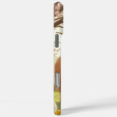 Schattigee, bloemenrijke / voorjaar Highland koe Case-Mate iPhone Case (Achterkant / Rechts)