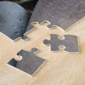 Schattigee bloementuin kikkerkippen en kuikens legpuzzel (Zijkant)