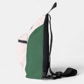 Schattigee Bloemenvlinders Doodle Naam Sling Bag (Rechts)