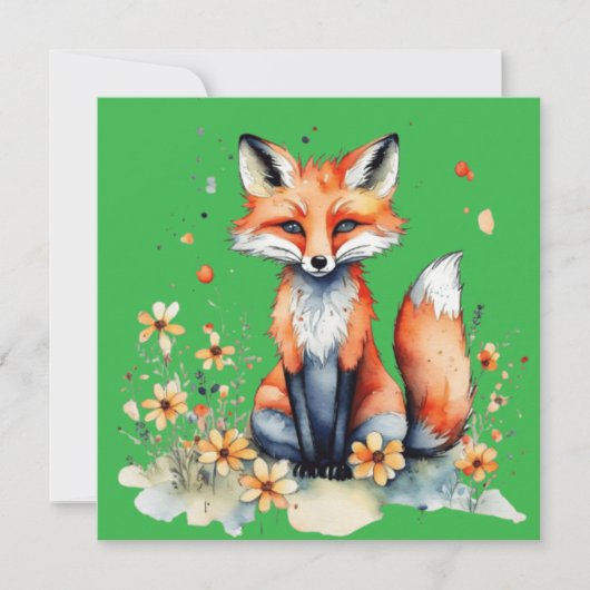 Schattigee bloemenvos (Voorkant)