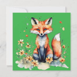Schattigee bloemenvos kaart