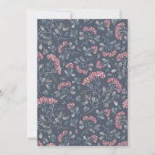 Schattigee bloemige theepot | Meisjes Tea Party Ve Kaart (Achterkant)